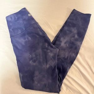 Lululemon Wunder Train High rise 25”- Diamond eye